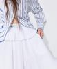 Bundercammer Eyelet Punching Banding Skirt_White