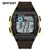 Sanda 2225 Luxury Men's Digital Watch Multi Functional Night Light Calendar Stopwatch Fashion Men's Sports Watch Reloj Hombre