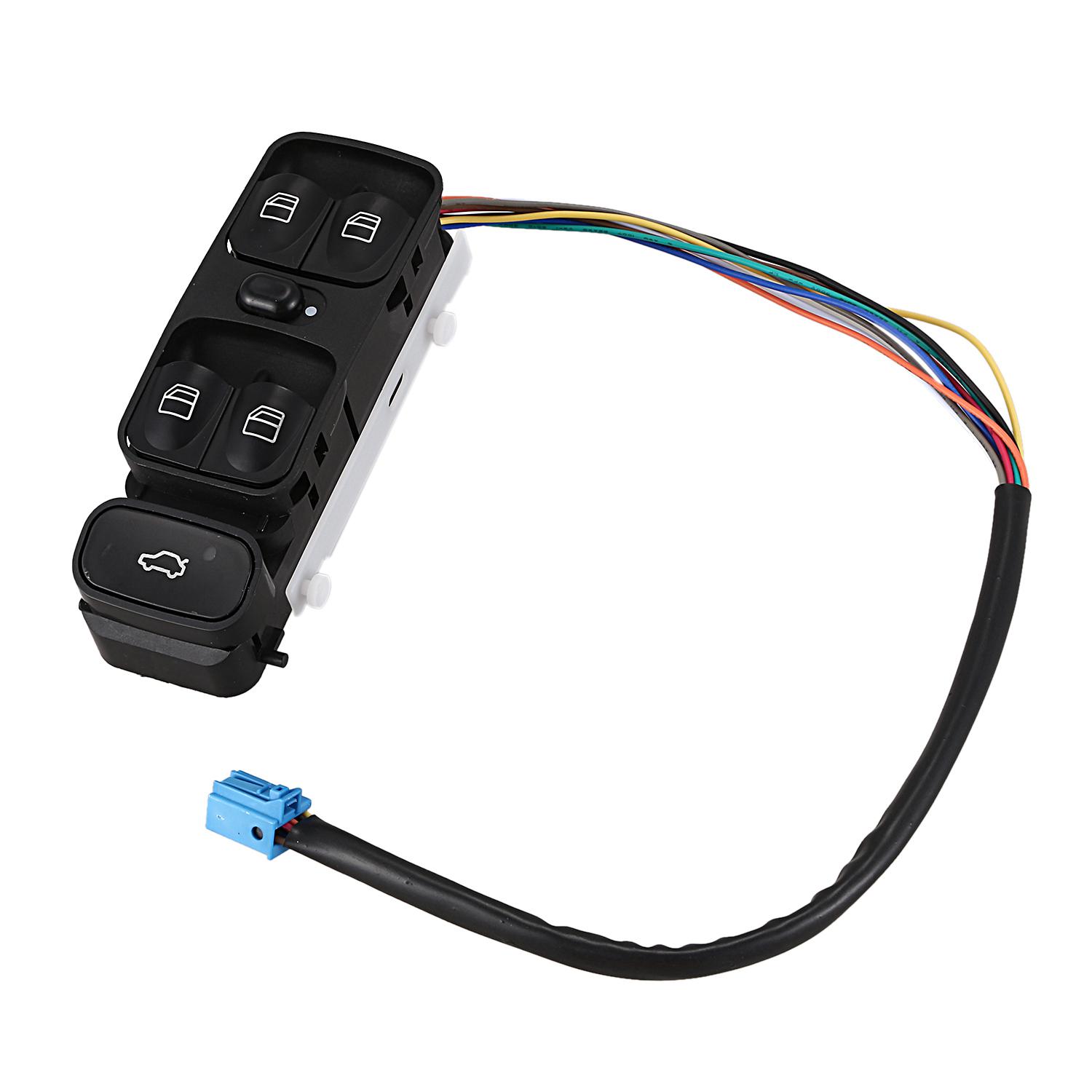 Portable A2038200110 A2098203410 Window Power Control Switch Button For MERCEDES C CLASS W203 C180 C200 C220 2038210679 A2038210 чёрный