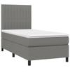 VidaXL Sommier à Lattes de Lit avec Matelas et LED, Lit Rembourré, Lit Simple, Lit Adulte de Chambre à Coucher Intérieur, 3135006