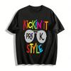 Pre K Style Toddler Tee Kickin It Preschool Kids Graphic T-Shirt Pure Cotton T-shirt