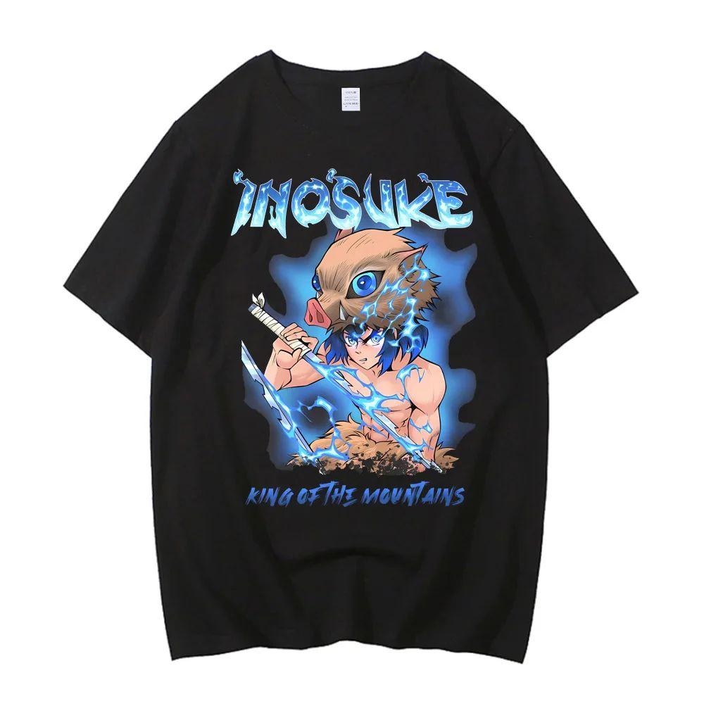 High Street Clothing Harajuku Casual T-Shirt Anime Printed Cotton T-Shirt High Quality Anime Graphics T-Shirt Casual Top Unisex
