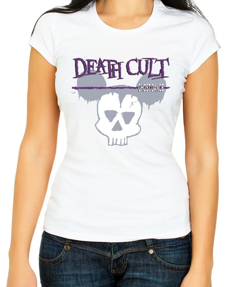 

Death Cult Ghost Dance Punk Rock music Brand 3/4 short sleeve Woman T-Shirt G029 4XL