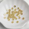 14K Gold Filled Spacer for DIY Jewelry: Grooved Washer for Bracelets & Necklaces