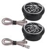 2Pcs Creative Auto Car Spider Pattern Super Power Loud Audio Speaker Tweeter Loudspeaker