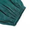 Chiffon Elegant Women Dress High Waist A-Line Long Sleeve V-Neck Knee Length Solid Autumn Winter