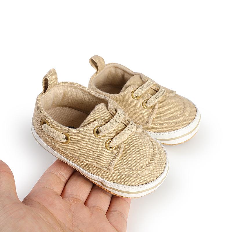 Non-Slip Canvas Slip-On Shoes for Babies 6-12 Months – Soft Sole, Stay-On Design for Boys and Girls