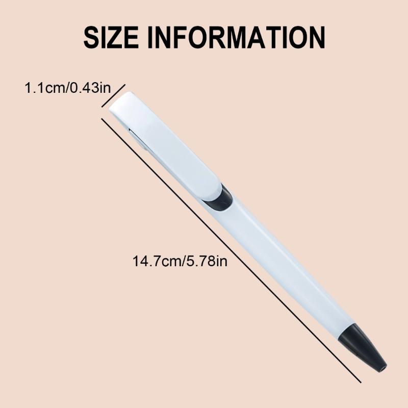 20 Stück Einziehbarer Kugelschreiber mit Stiftclip Kunststoff Unterschriftenstift Gastanmeldestift für Büro Schule Hotelrezeption