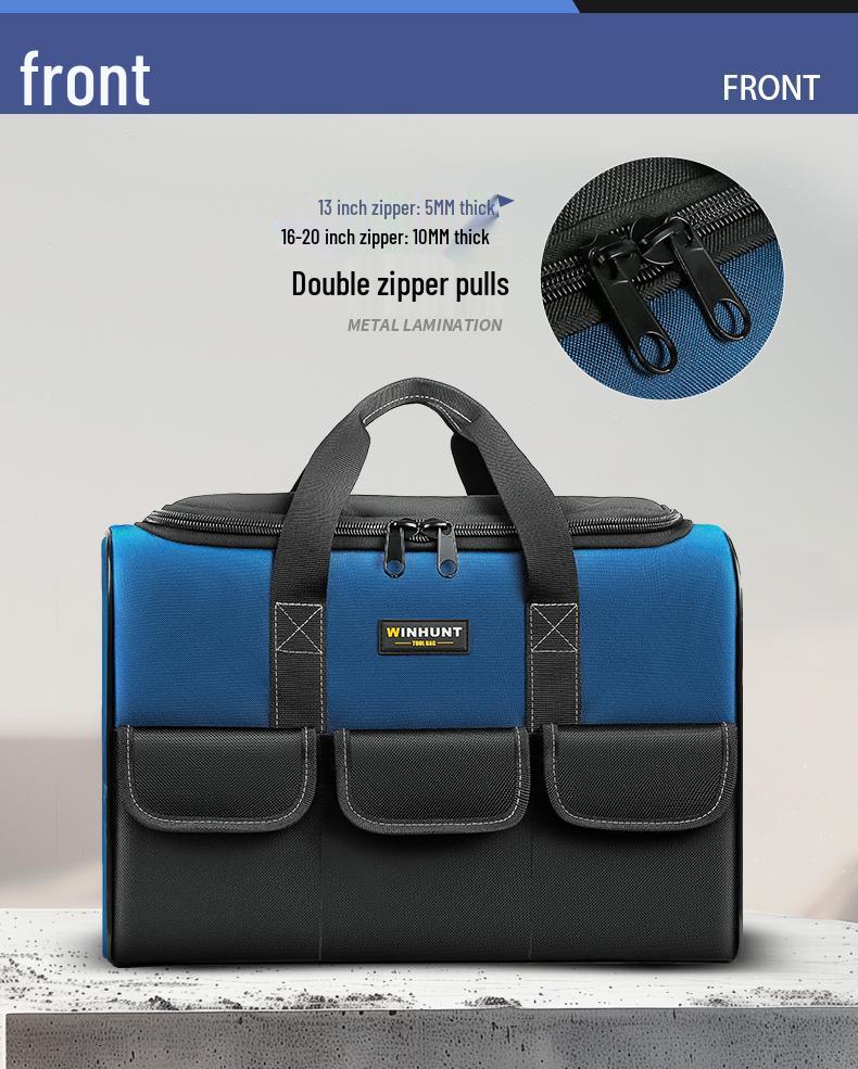 Everwinner Durable Canvas Electrician Tool Bag - Sturdy, Thickened, and Wear-Resistant