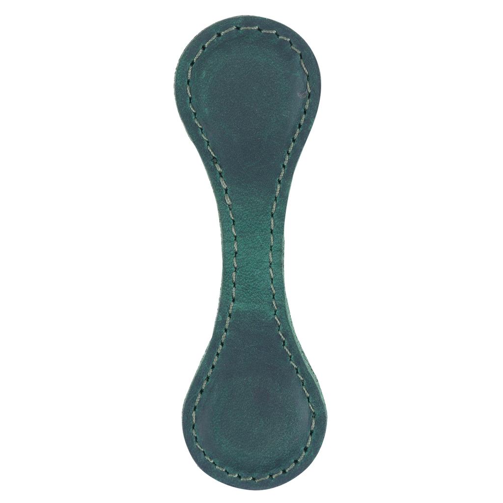 Cross Border Crazy Horse Leather Double Sided Magnetic Clip Bookmark Clip Handmade Head Layer Leather Booklet Cute Creative Decorations