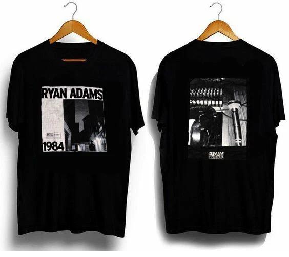 RYAN ADAMS Black 1984 Concert Tour Rock T Shirt unisex full sizes XL