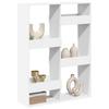 Room Divider White 100 X 33 X 135 Cm Wood Based Material