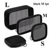 Travel TranspaBag Thickened Nylon Mesh Cosmetic Bag Breathable Portable Storage Cosmetic Bag, Packaging edge protection products