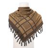 Arab Scarf Jacquard Pattern Adult Tactically Shemagh Scarf Middle Eastern Style Keffiyeh Anti Uv Dustproof Arab Scarf