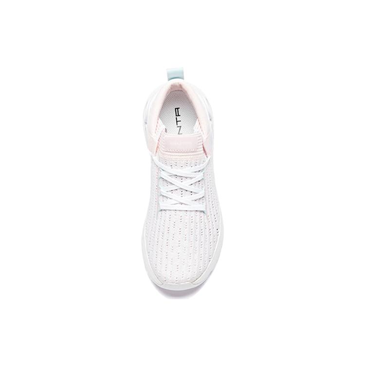 Anta Cushioning Slip Resistant Abrasion Resistant Low top Running Shoes Women's Pink Blue White 12928888-5