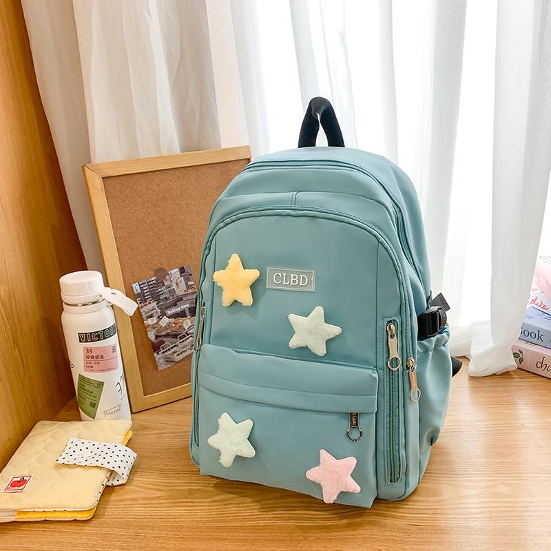 Campus Backpack Women's Backpack Junior High School Student Schoolbag