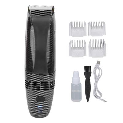 Hair Trimmer USB Charging Safe Automatic Hair Suction Electric Hair Clipper with 4 Guide Combs for