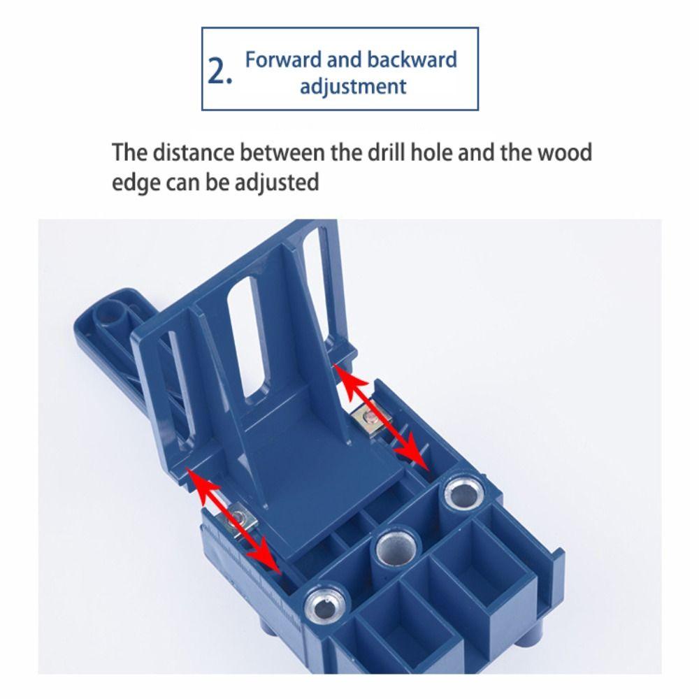 Locator Wood Doweling Jig Carpenter Clamp Drill Guide Carpentry Dowel Joints Woodworking Dowel Jig