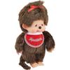 Sekiguchi Monchhichi Premium Standard Small Brown Girl Crying 251117 H21.5 X W13 X D7.5cm
