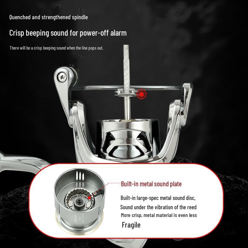 iosn HES1500 Double Rocker Arm Spinning Fishing Reel