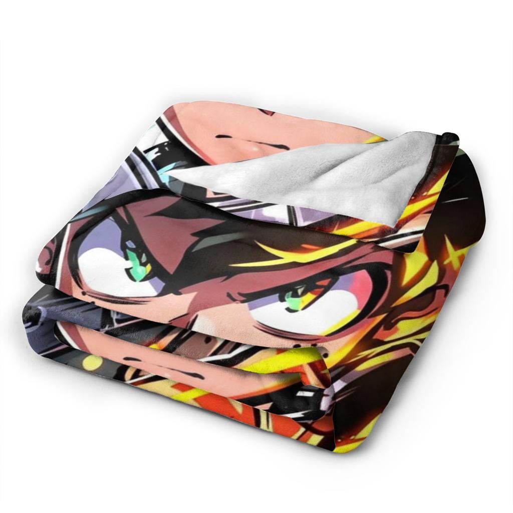 My Hero Academia Fleece Throw Blanket Anime Blanket for Home Office Lightweight Thin Quilt,