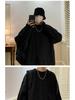 Men's Trendy Japanese Twisted Knit Sweater - Loose, Thickened, Round Neck for Autumn/Winter.