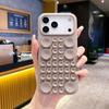 Suction Cup Silicone Case for Apple 15 Pro Max - 3D Liquid Anti-Drop Protection