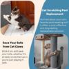 Cat Scratching Mat Cat Carpet Wall Sofa Self-Adhesive Trimmable Cat Scratching Post Carpet Pet Chair Sofa Furniture Protector