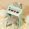 25-Key Children's Electronic Wooden Piano - Musical Toy for Early Education, Ideal Birthday Gift for Boys and Girls