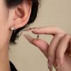Fashion Surround Love Earrings Femininity Versatile Light Luxury Gentle Ear Jewelry Minimalist Design Premium Ear Hook