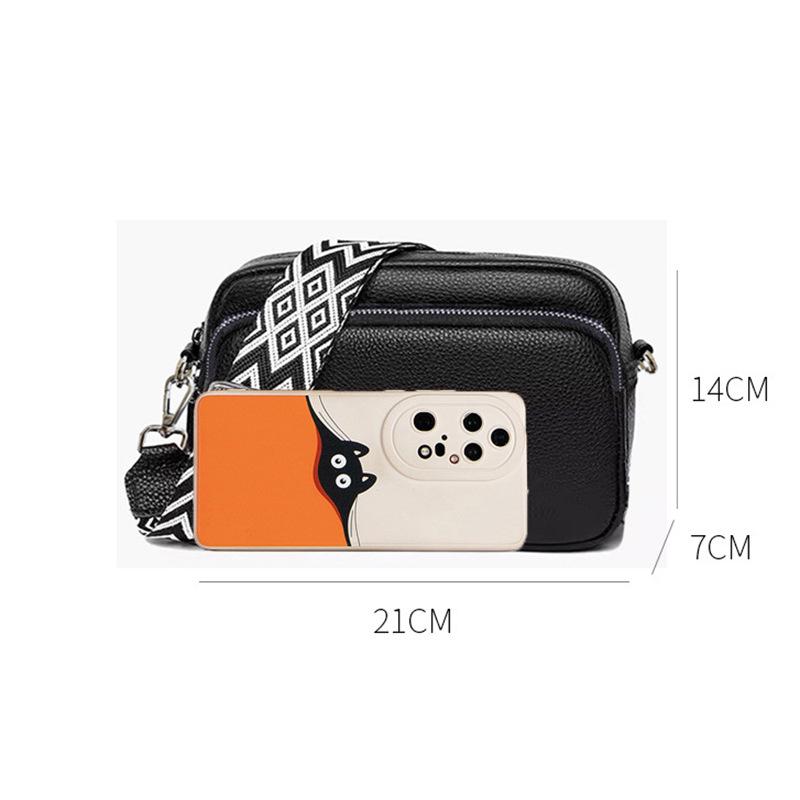 High-End Women's Crossbody Shoulder Bag - Trendy, Versatile, Casual Small Square and Round Styles