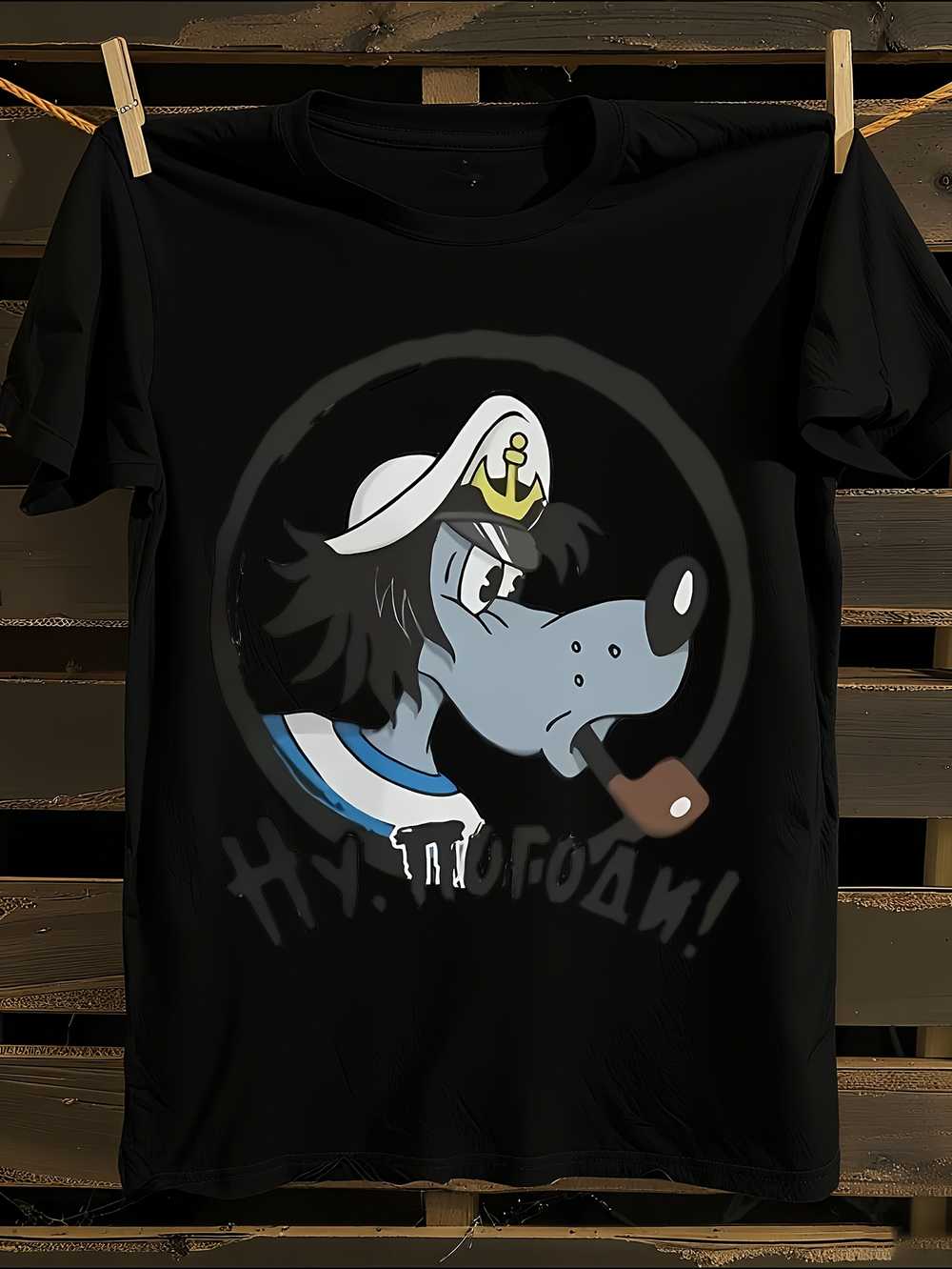 

Nu Pogodi Wolf Rabbit Cartoon T-Shirt Mens Tshirt Womens Tshirts with Letters Print Short Sleeves T-Shirt Casual Street Tee Shirt Top XXXL