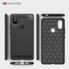 Coque - Xiaomi - Mi 8 SE - Fibre carbone - Antichoc - Souple - Bleu marine