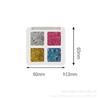 Four-Color Glitter Stage Makeup for Kids - Bright Crystal Face Paint for Performances