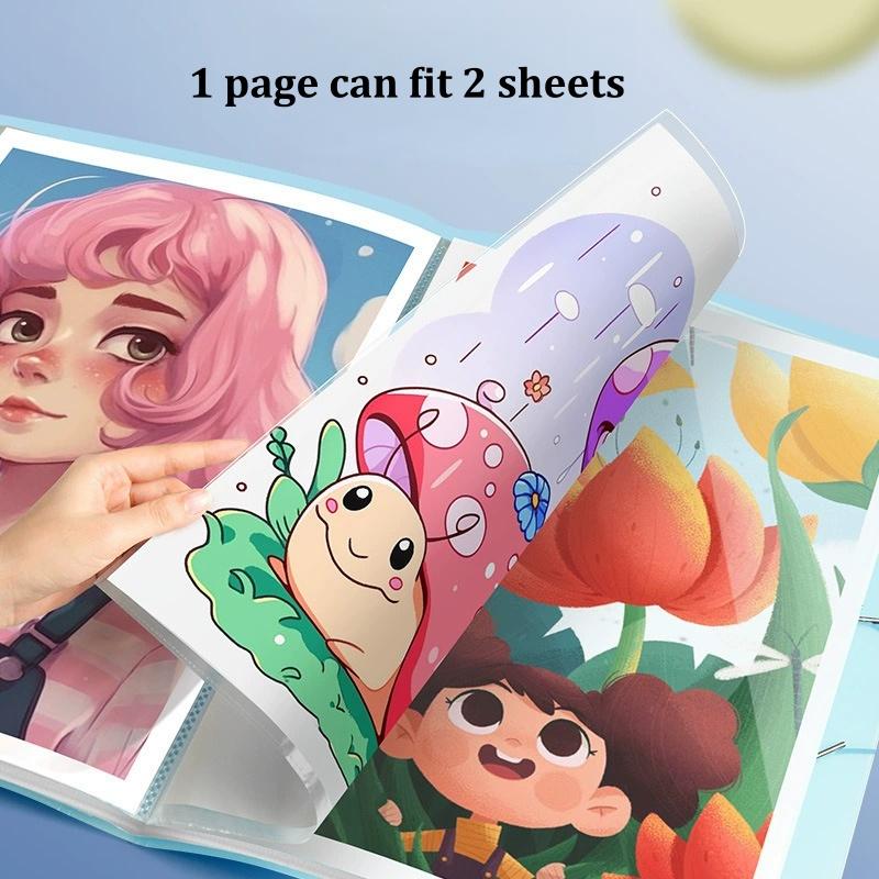 Folder do przechowywania broszur A3. Folder na Zdjęcia Książka do Kolekcjonowania Certyfikatów, Kolekcja Prac Malarskich i Artystycznych, Torba do Przechowywania