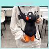 Penguin Cartoon Kids Backpack With Breathable Nylon And Animal Pattern For Preschool Children