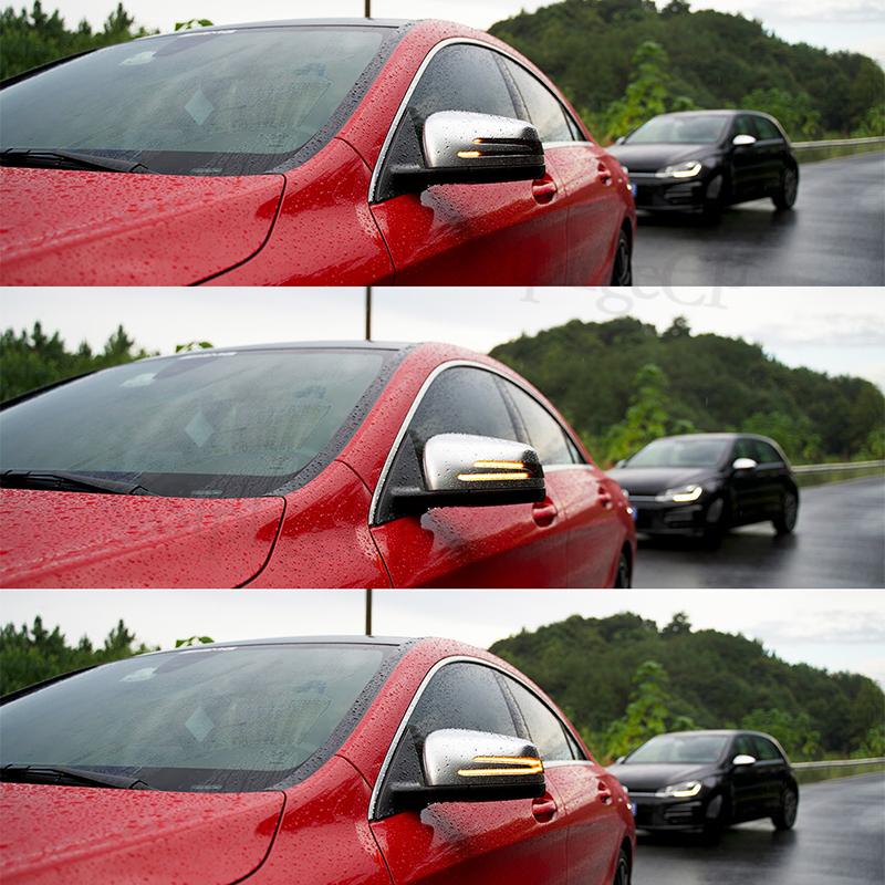 For Mercedes Benz CLA Class C117 2014 2015 2016 - 2018 Auto parts dynamic LED side mirror indicator light streamer turn signal