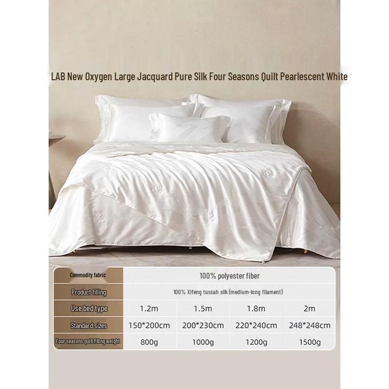 

Mengjie All-Season 2-in-1 Silk Jacquard Duvet Set