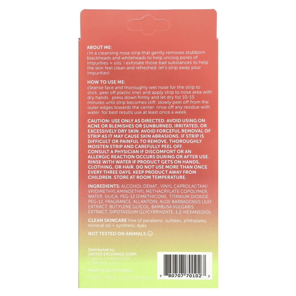 Nu-Pore Cleansing Nose Strips, 3-Co Strips, 1.89G(0.07Oz)