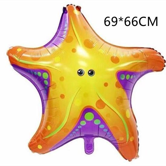 

1 шт., воздушные шары на тему морской жизни для вечеринки, океан, морские животные, Акула, фольгированные шары для детей, декор для вечеринки в честь Дня Рождения, принадлежности для детского душа