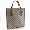 Gucci Old Gucci Handbag 02.4139.58 Sherry Line Interlocking GG Brown PVC Unisex Used