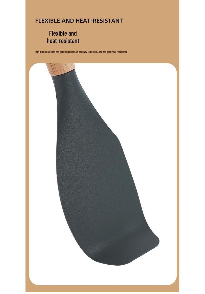 12-Piece Non-Stick Silicone Spatula and Ladle Set - Food-Grade Cookware