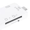 6 In 1 SD USB Type C Card Reader USB 2.0 TF/Mirco SD Smart Memory OTG Flash Drive Cardreader Adapter