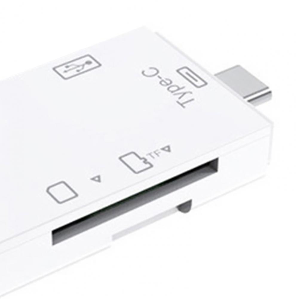 6 In 1 SD USB Type C Card Reader USB 2.0 TF/Mirco SD Smart Memory OTG Flash Drive Cardreader Adapter