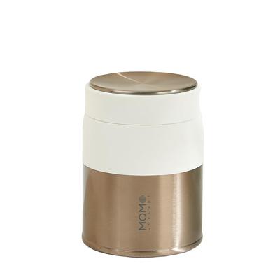MOMO CONCEPT Vakuumisolierter Lupinensuppen-Essensbehälter Marshmallow & RG, 400ml, Weiß, 02001-29305R