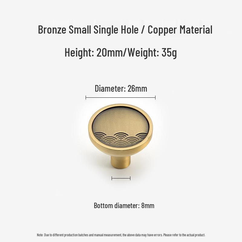 American Brass Retro Wardrobe Handle In Antique Bronze for Cabinets and Drawers