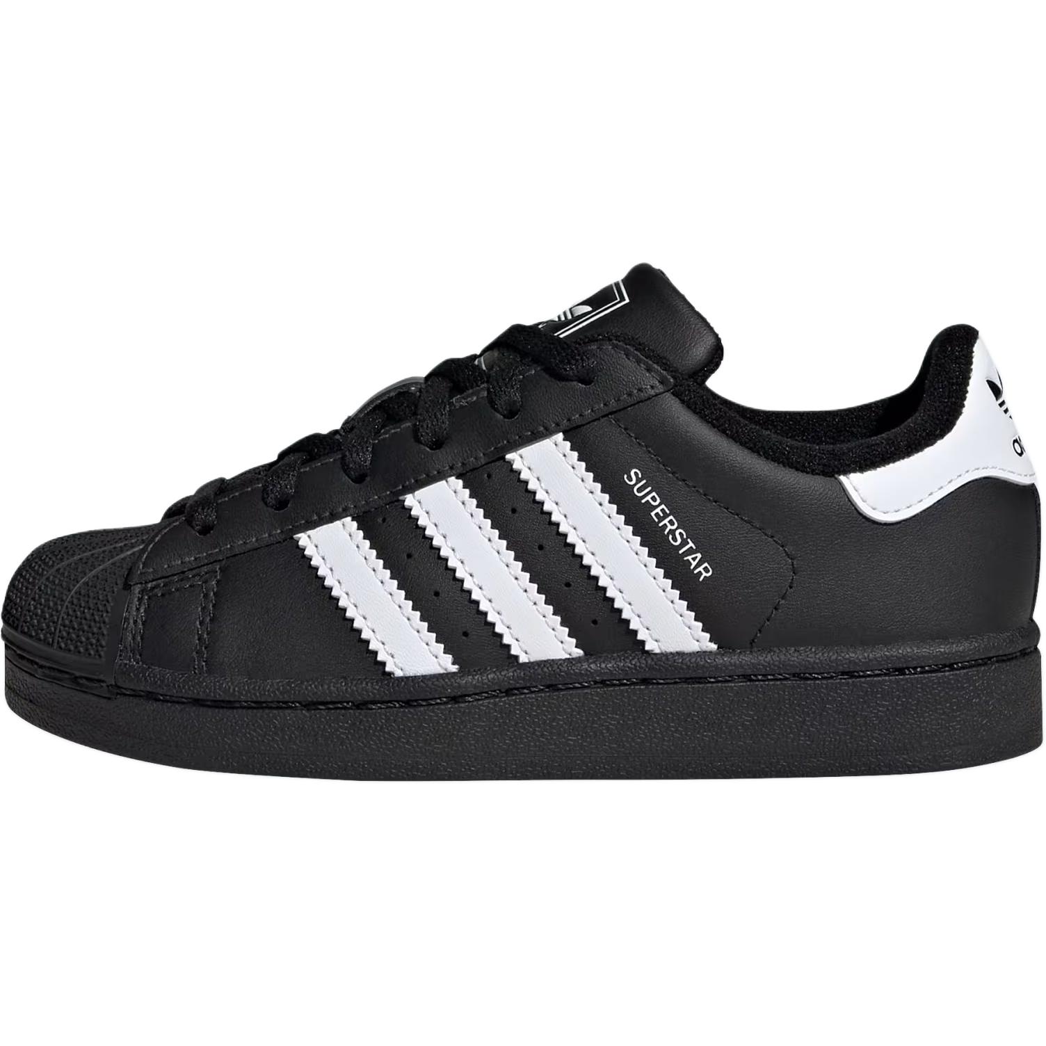 

Adidas Originals Superstar 2 Cushioning Low top Kids Skateboarding Shoes Black Children Aged 3 7 Years Old JH9981 33