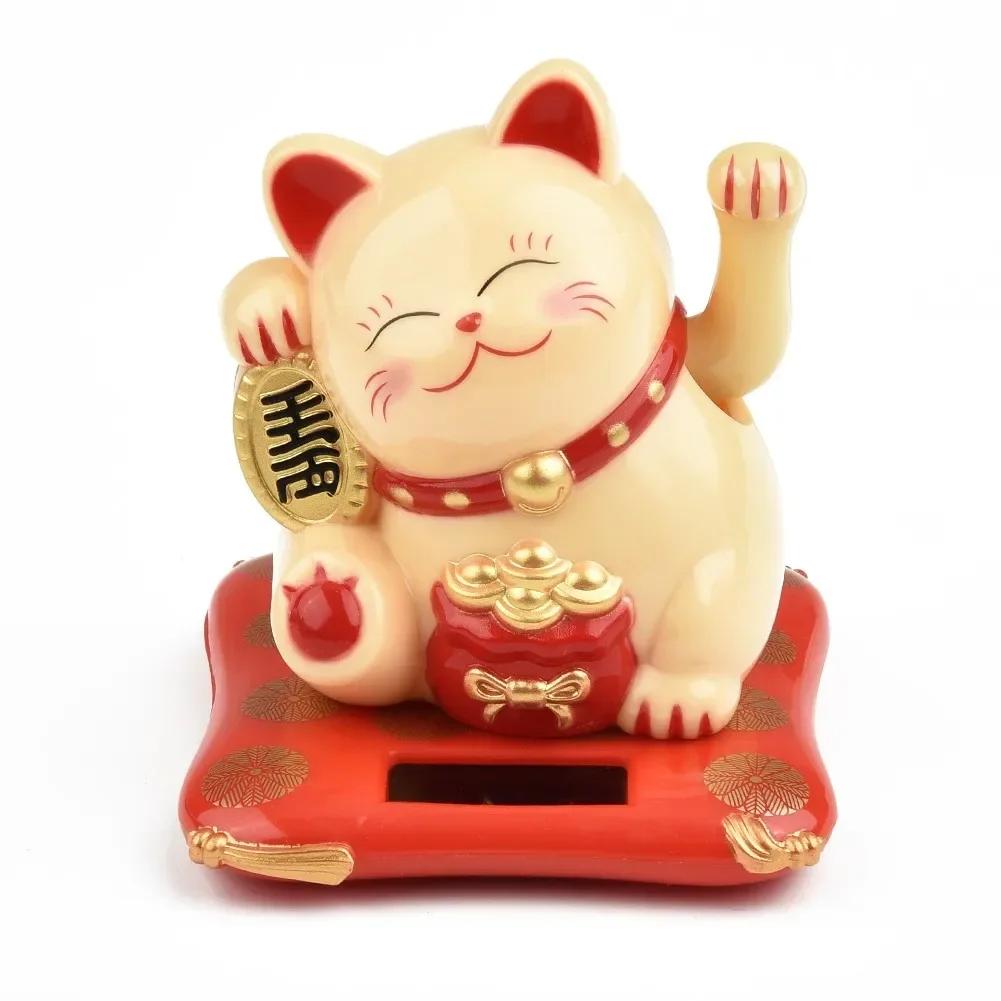 1pcs  Lucky Cats Electric Waving Arm Lucky Cat Cashier New Store Opening Gift Chinese Cat Decoration Christmas Birthday New Year