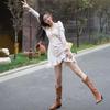 2025 Retro Chunky Heel Embroidered Pointed Toe Slip-on Western Cowboy Boots for Women