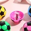 Süßer Cartoon-Fußball-Bleistiftspitzer - Buntes Einloch-Design